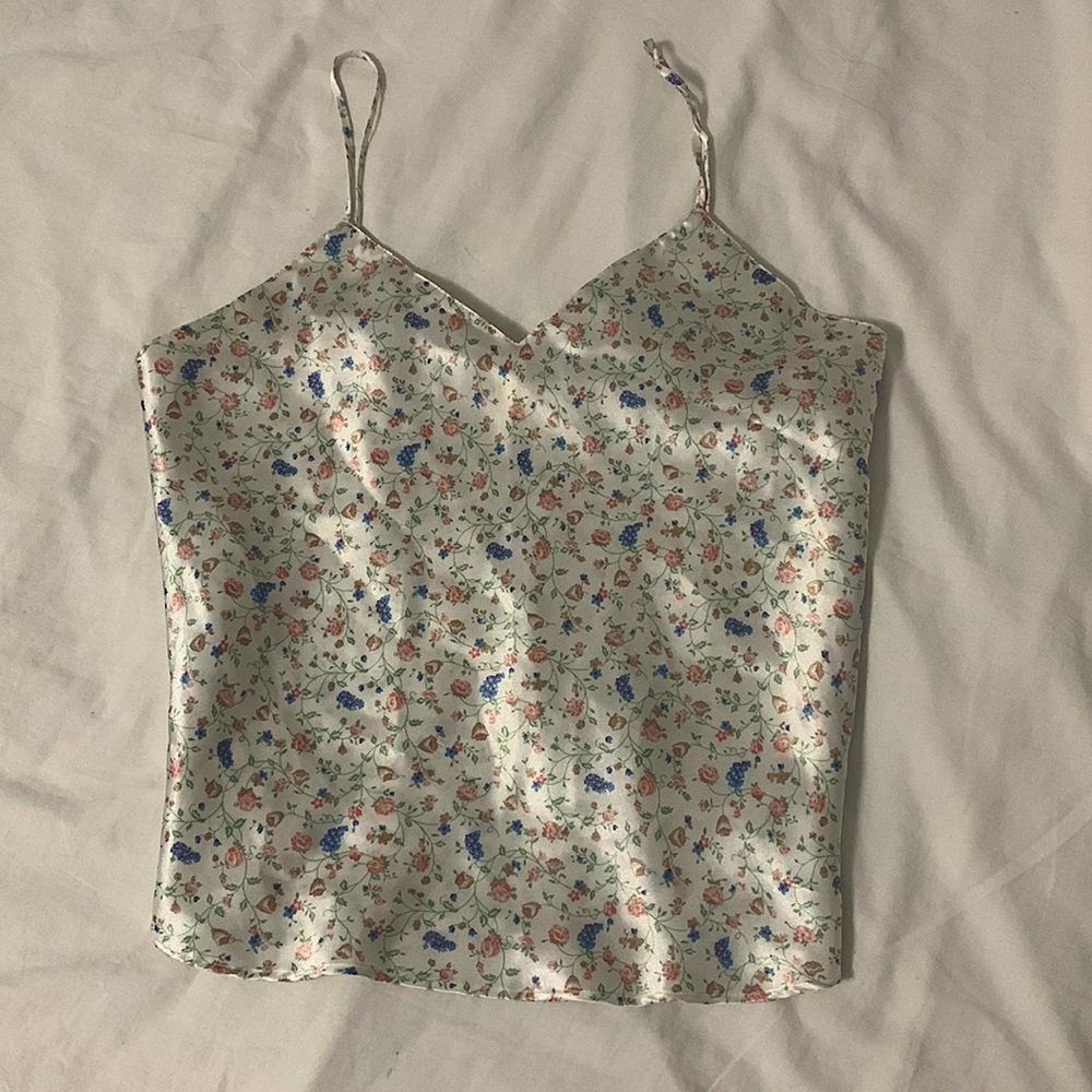 Satin Floral Cami